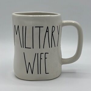 RAE DUNN MILITARY WIFE MUG